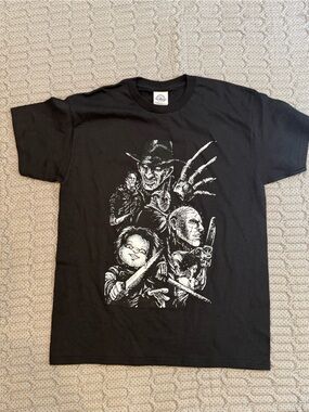 Delta Black Kids' Short Sleeve Horror Character Graphic Tee